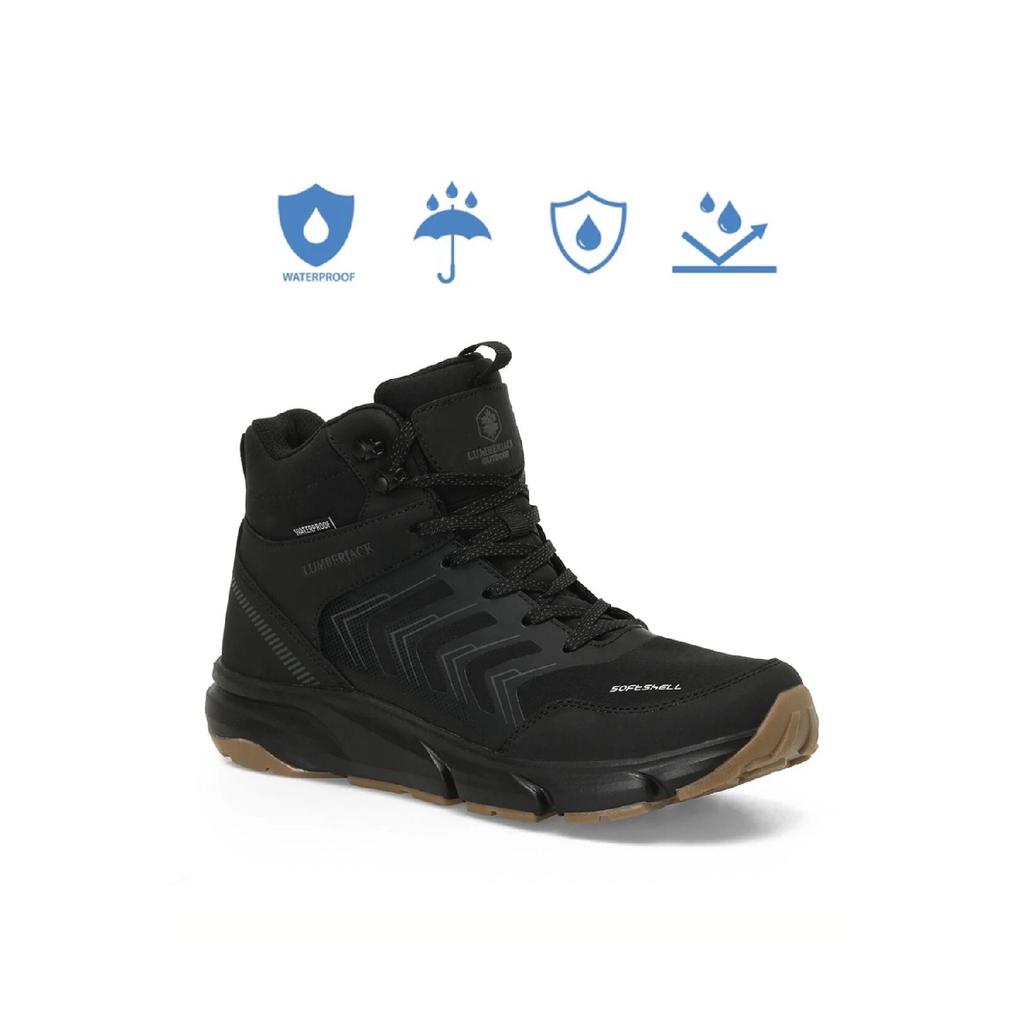 A10138666612010 101386666 Flake Hi 3pr Men's Boots Black/yellow