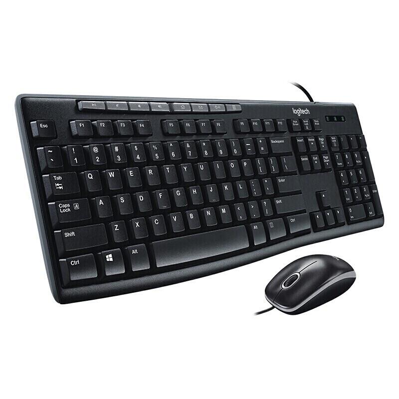 

Logitech MK200 Wired Keyboard and Mouse Combo