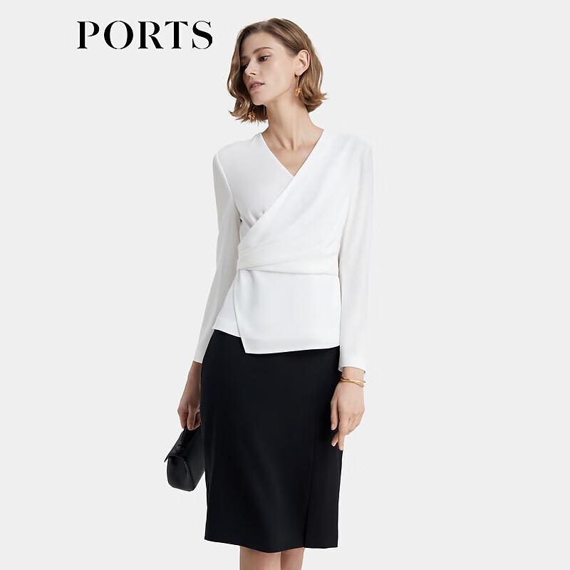 Ports Women's Pleated Waist Design Blouse