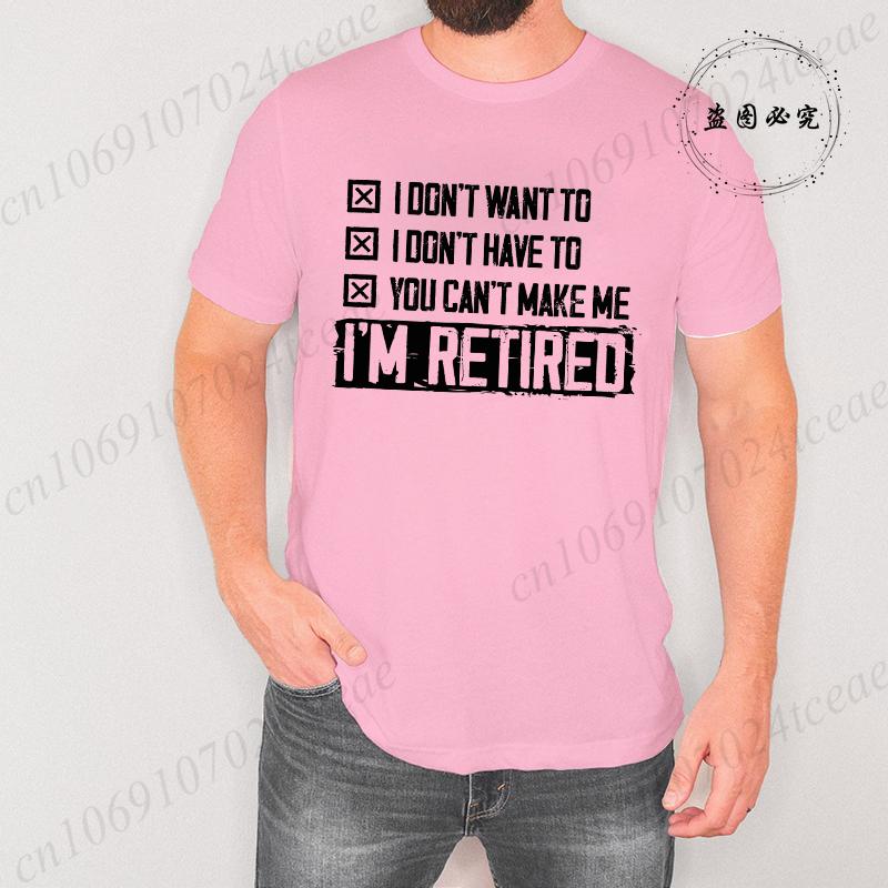 Retirement T-shirt Mens Retired Dad Mom Grandpa Grandma Shirt Retirement Funny Unisex Womens Mens Tee Shirt Clothing