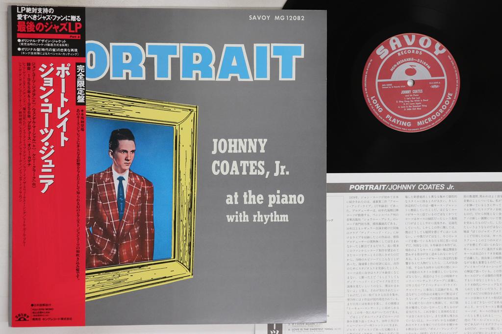 LP Record JOHNNY COATES, JR. - Portrait KIJJ2019 SAVOY JAZZ 1990 Japan Obi Jazz Used