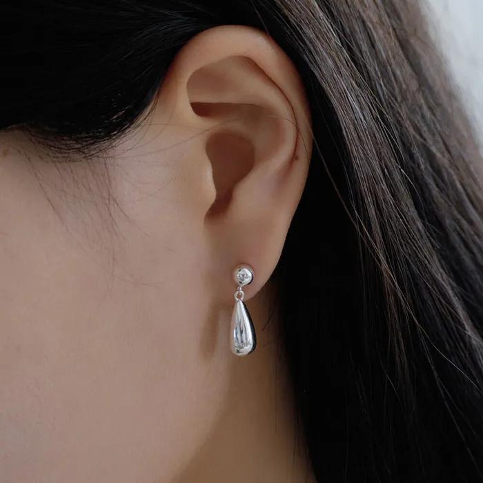[silver 925] Teardrop Earring