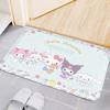 Sanrio Characters Doormat Hello Kitty My Melody Kuromi Cinnamoroll Non-Slip Absorbent Floor Mat for Entryway Bathroom Home Decor