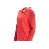 Nike Solid Color Small Logo Print Crew Neck Long Sleeve Sweatshirt Women Sweatshirt Red 809538-850
