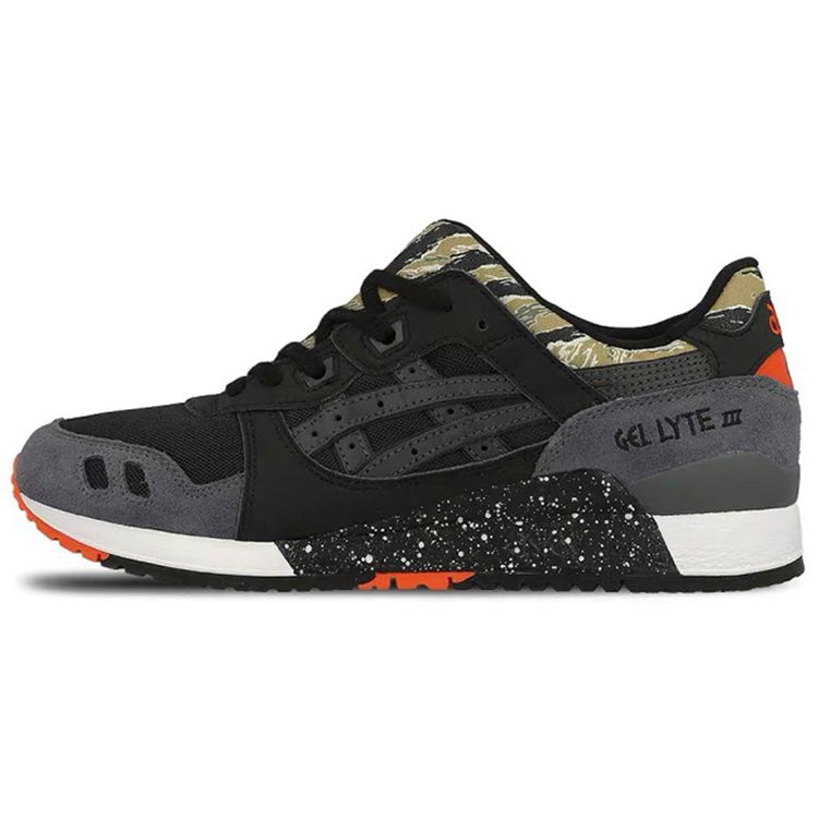 

Черные камуфляжные кроссовки унисекс ASICS Gel Lyte 3 H7Y0L-9090