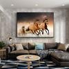 Posters and Prints with Animals, Canvas, Painting, Running Horses, Photographs for the Decor of the Living Room, Quadros,