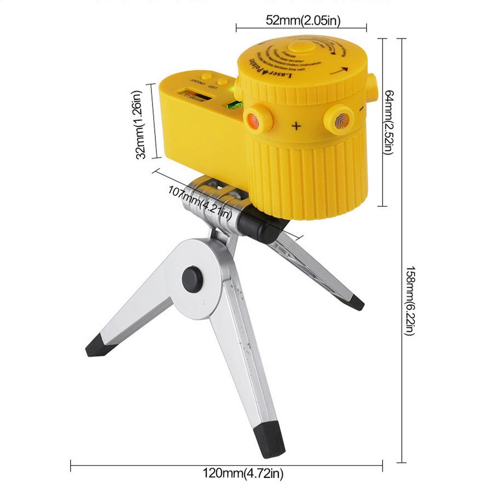 5line Laser Level With Tripod Foldable Self-leveling Laser Level 5 Line Standing Auto Sensor Alignment Construction Level Tripod