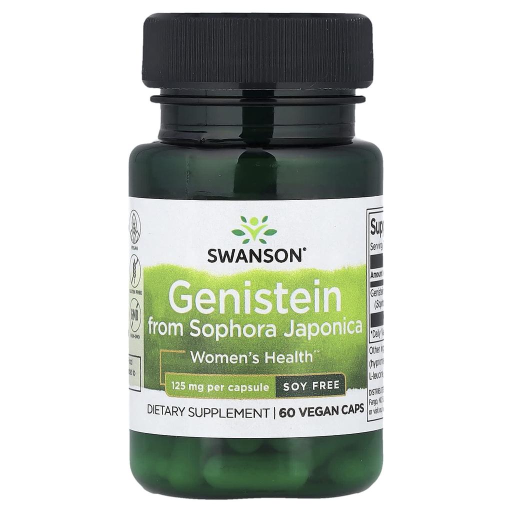 Genistein aus der Kiefer, 125 mg, 60 Gemüsekapseln
