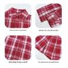 Boys' Red Plaid Long Sleeve Shirt