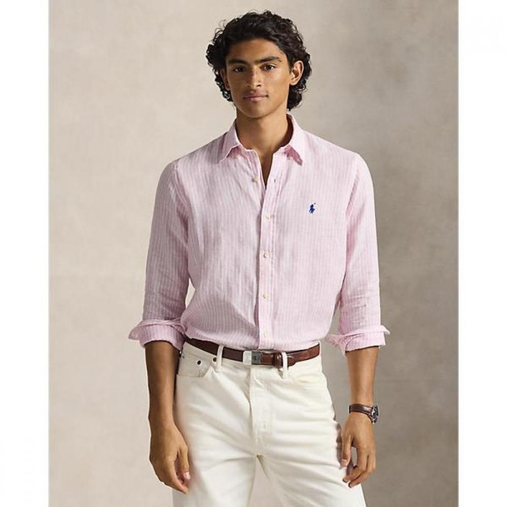 Polo Ralph Lauren Men S claSSic Fit Stripe Linen Shirt