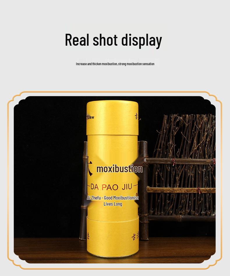 Large Nanyang Moxa Wool Sticks & Cones: 7cm Thickened Moxibustion Helpers