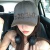 American retro washed distressed letter baseball cap for women with wide brim, suitable for large head sizes, makes the face look smaller, soft top