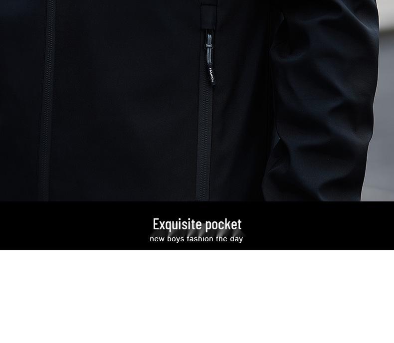 Men's Versatile Detachable Hooded Windbreaker - 2025 Spring/Autumn Collection
