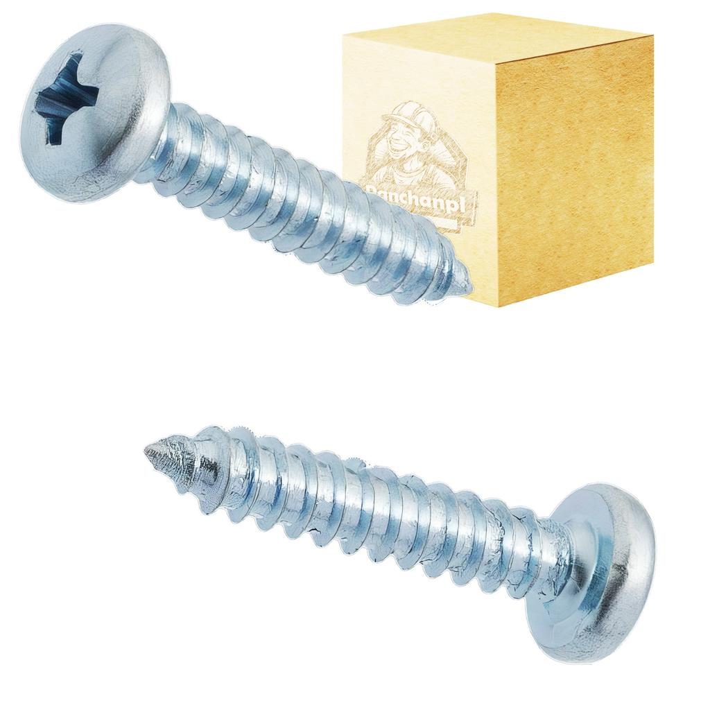 Self-tapping Sheet Metal Screws DIN7981C, Galvanized, 1 KG, 4.8X16