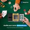ShopWise Mélangeur de cartes automatique – Mélangeur de cartes électronique alimenté par batterie avec cartes à jouer gratuites et
