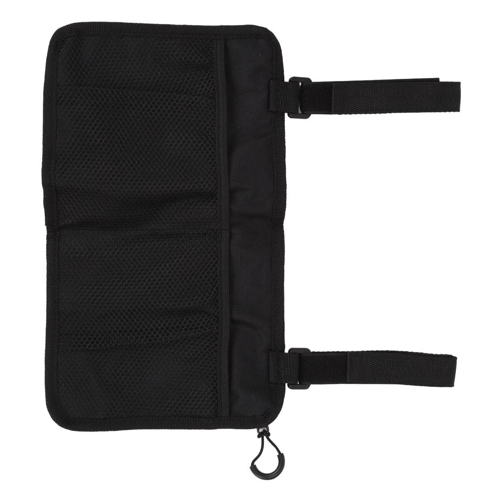 Wheelchair Side Bag Multi Pocket Waterproof Lightweight Compatible Walker Bag with Reflective Strip