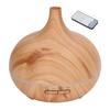 Desk Humidifier 400ml Wood Grain Colorful LED Light Ultra Quiet Remote Control Aromatherapy Diffuser 100‑240V