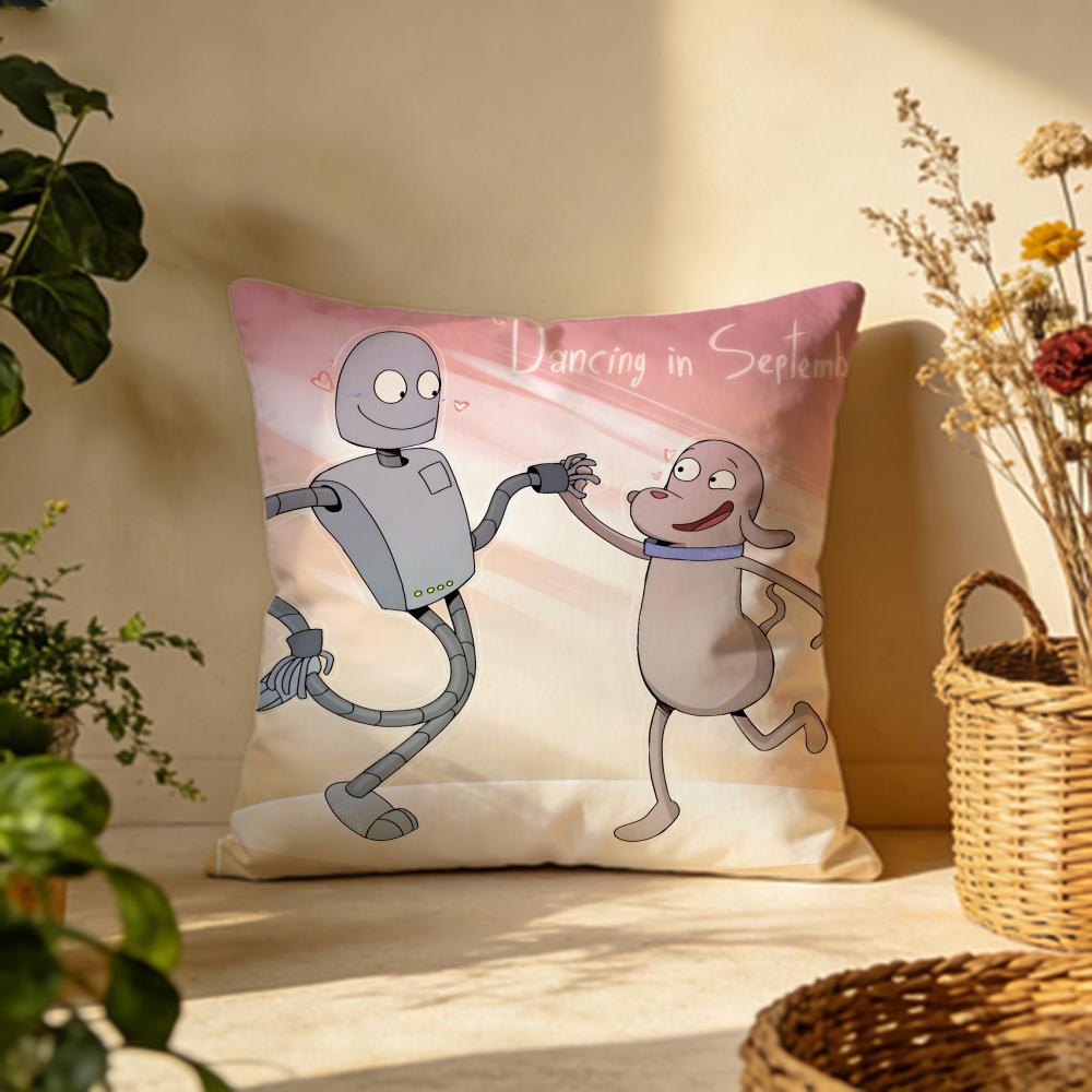Stylish RRobot Dreamser Cushion Cover Versatile DoubleSided Pillow Case Fit for Sofa Bed Car Daily Decor