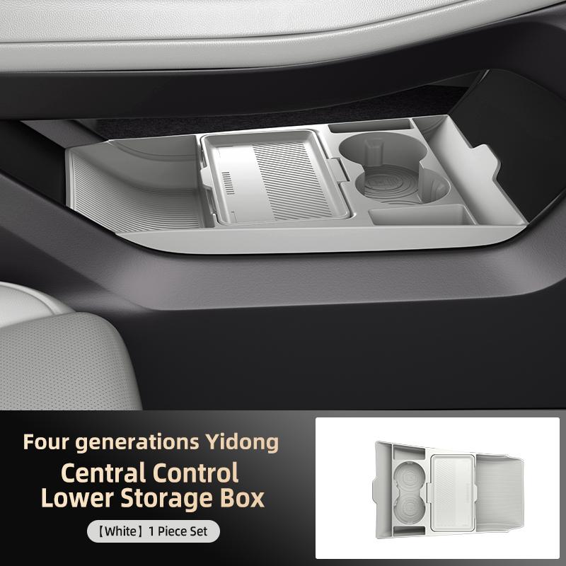 

Suitable for 26 Models of Changan Fourth-generation Eado Center Control Lower Storage Box Glasses Box Storage Box Car Supplies білий