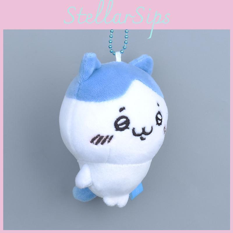 Grin Chiikawa Hachiware Plush Toy Backpack Pendant Keychain Child Gift Holiday