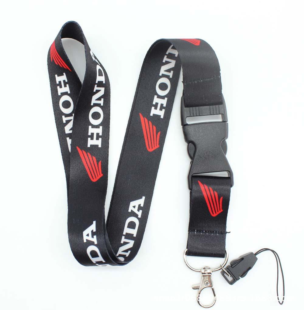 Motorrad Lanyard Nylon Printing Emblem Style Keychain motorcycle Men For Honda CB CB400 CB650F CBF Africa Twin CRF1100L CRF 1100 RG0