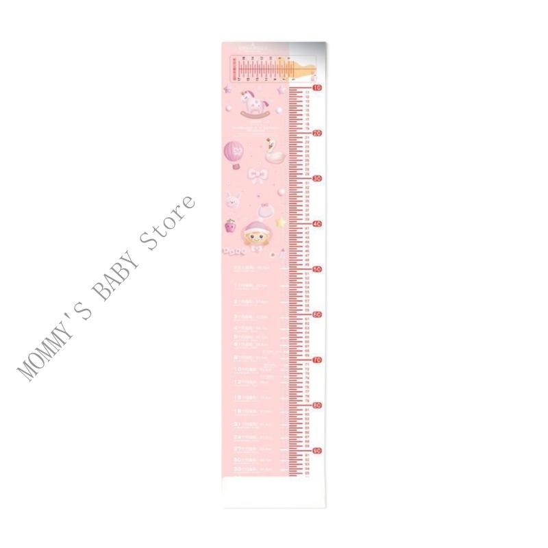 H3CD Portable Baby Height Ruler Mat Washable and Rollable Height Measurement Cushion for Convenient Storage and Use