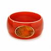 Hot Sale Smudge Coffee Resin Bracelet Ladies Arc Bracelet Girlfriend Ring Fashion Premium Jewelry