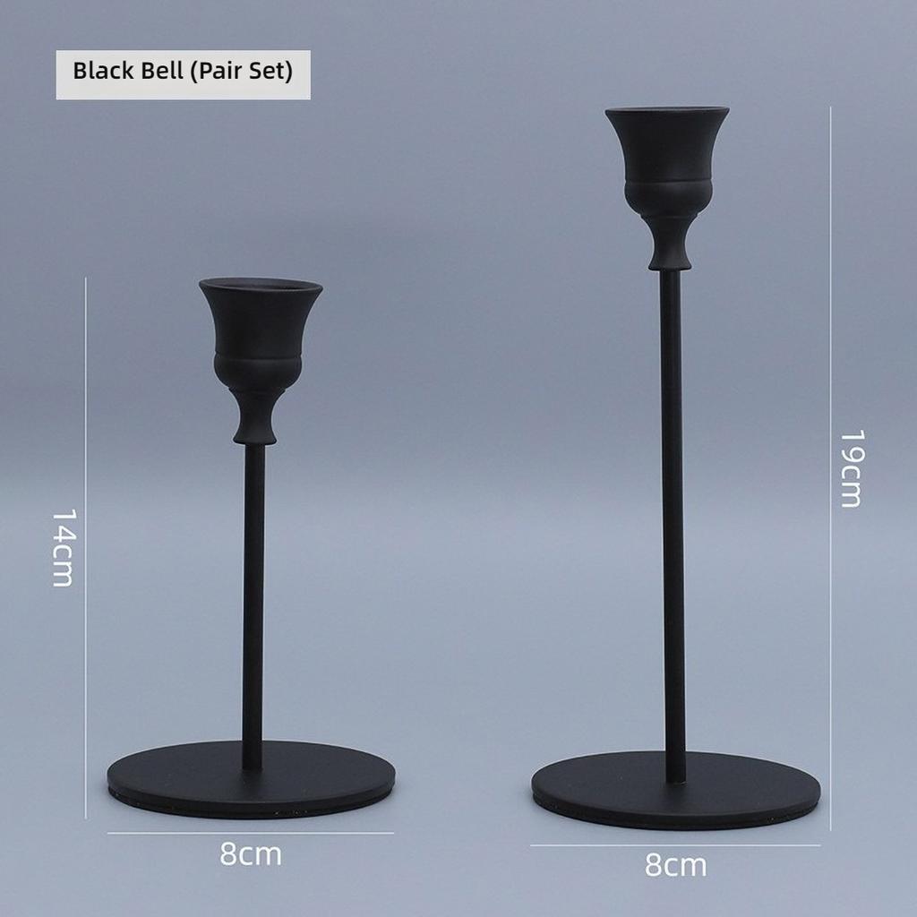 Gold Metal Pillar Candle Holder for Candles for Candles, Table Design Candlesticks Tabletop Decorative Home Dining Centerpiece