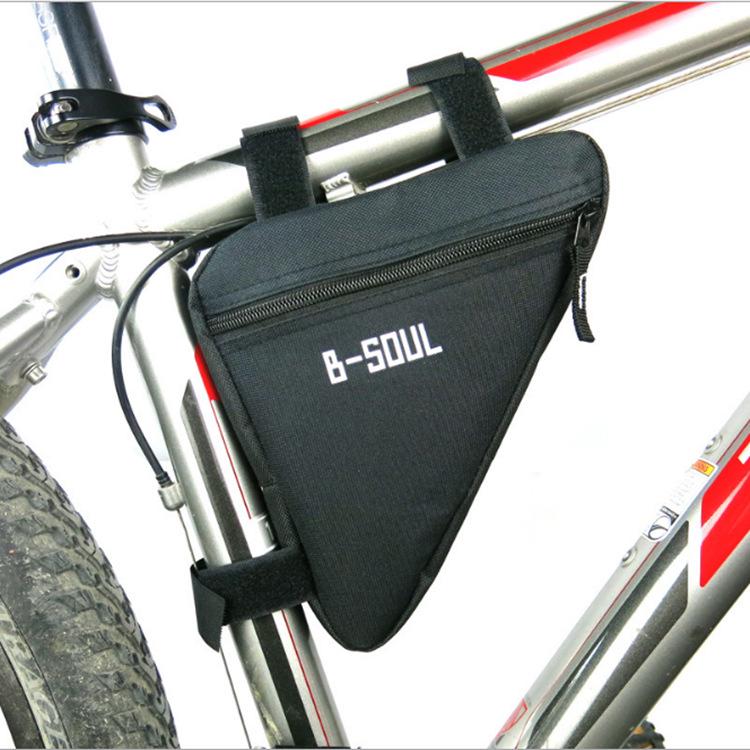 Bicycle Triangle Tool Kit Bag Front Tube Frame Saddle Storage Bag Waterproof Pouch Durable Bike Bag