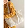 Bag Women's 2025 New Large Capacity Korean Version Twill Canvas Bag Commuter Shoulder Portable Casual Women's Bag