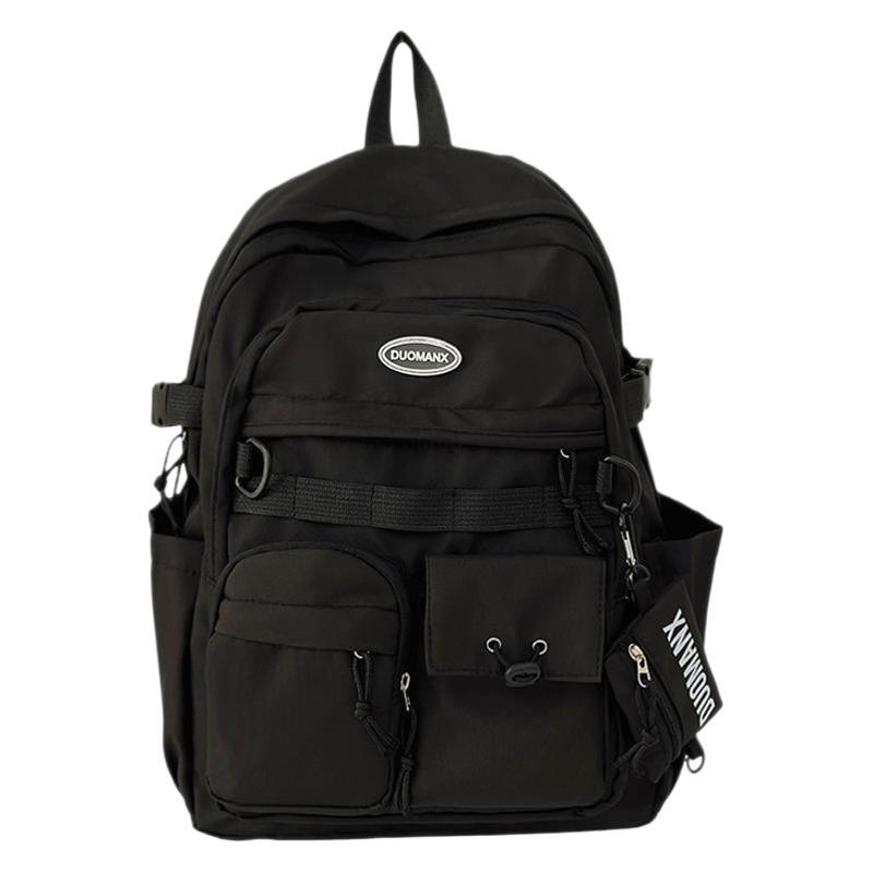 Schoolbag Japanese niche schoolbag female high school college bag simple and versatile large-capacity backpack computer backpack male