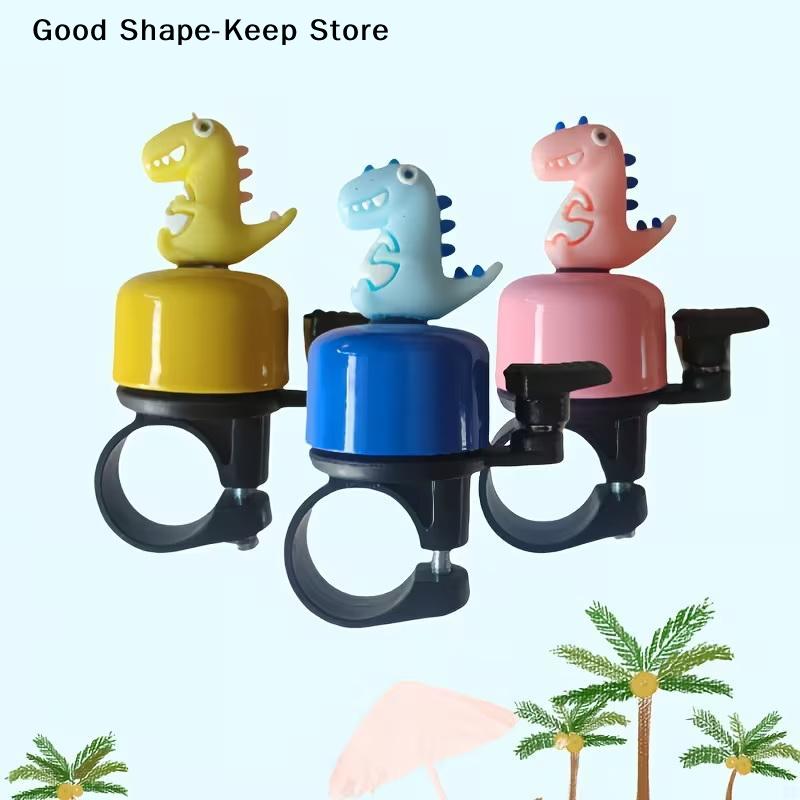 Durable Iron Dinosaur-Shaped Bicycle Horn 120 Decibels Loud Volume for Mountain Bikes And Road Bikes