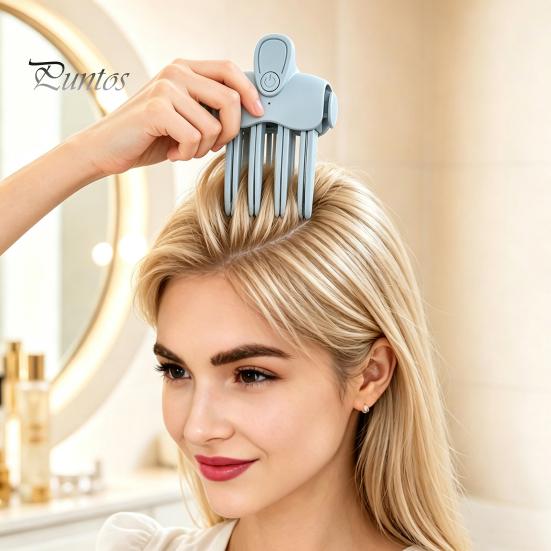 Fast Heating Hair Tool Heated Volumizing Root Lift Clip, 2 Temperature Adjustable Fine Flat Salon Styling Clip Comb, Electric for Men Women Cordless