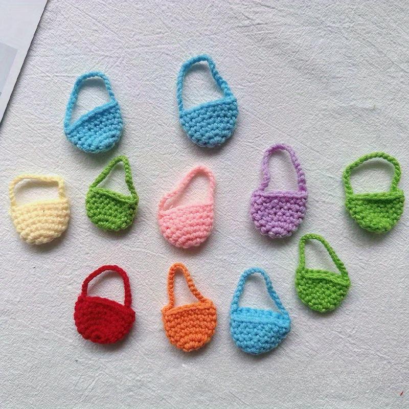 

5 шт. 1:12 Миниатюрная кукольная тканая сумка через плечо Миниатюрная вязаная шерстяная сумка крючком Косичка Сумка через плечо Сумка для хранения DressUp Decor 5PCS/Color random