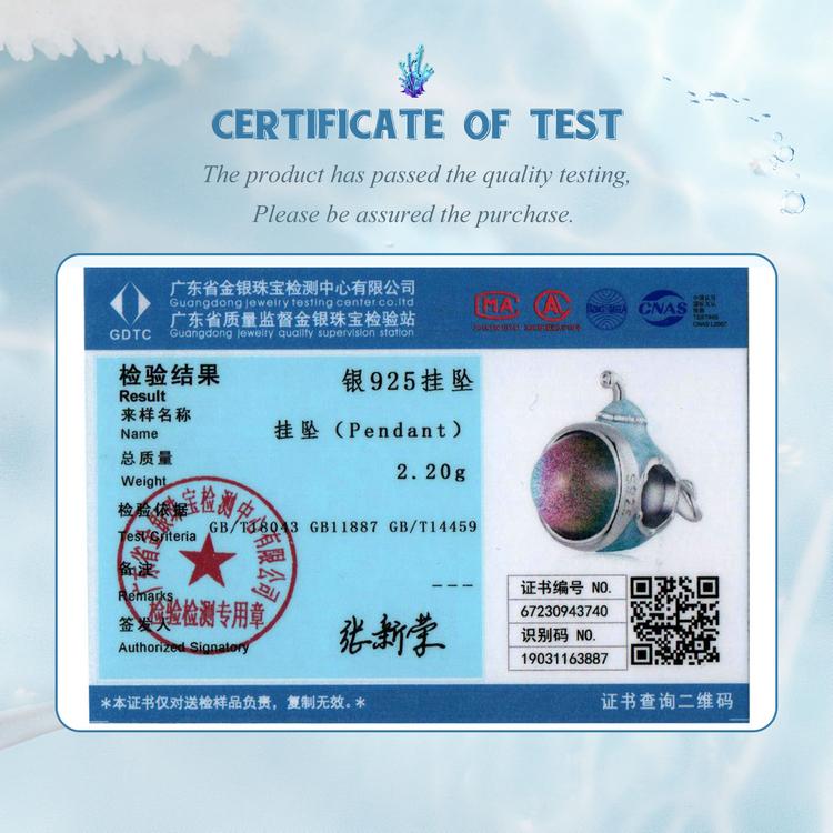 WOSTU Brelocuri din argint 925 scoici de mare margele submarine Pendan crab și alge marine se potrivesc brățară originală bijuterii DIY