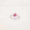 Natural Pink Rubellite Gemstone 925 Sterling Silver Jewelry Handmade Bride Ring RR-46-13
