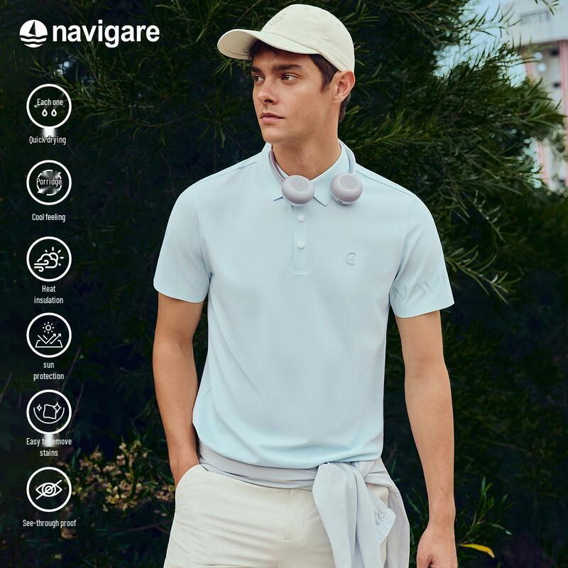 

Navigare Men s Quick-Dry Performance Polo Shirt L