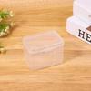 6 Pcs Clear Plastic Storage Boxes, Transparent Organizer Containers For Home, Office & Kitchen Small Items