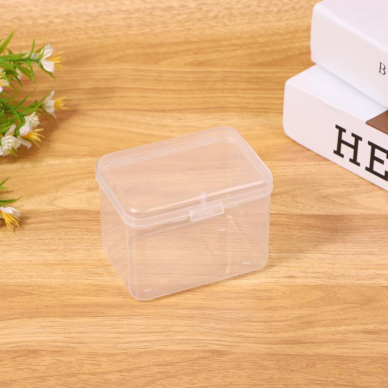 6 Pcs Clear Plastic Storage Boxes, Transparent Organizer Containers For Home, Office & Kitchen Small Items