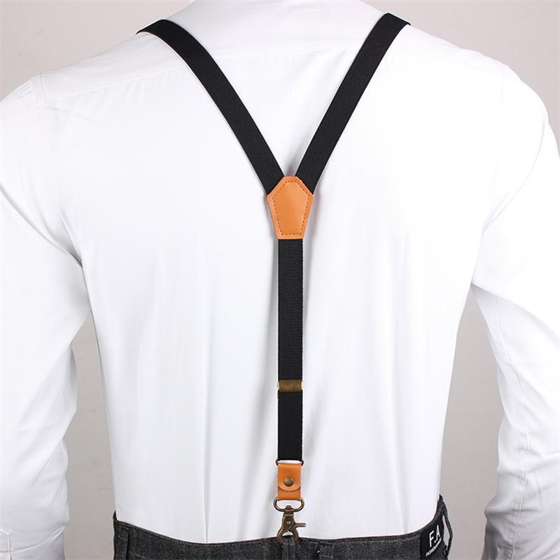 Vintage Men's Suspenders New 3 Hooks Suspenders Man For Pants Casual Mens Trouser Suspenders Fashion Adjustable Women's Braces