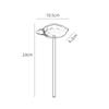 Mushroom Glass Drip Irrigation Device for Potted Plants
