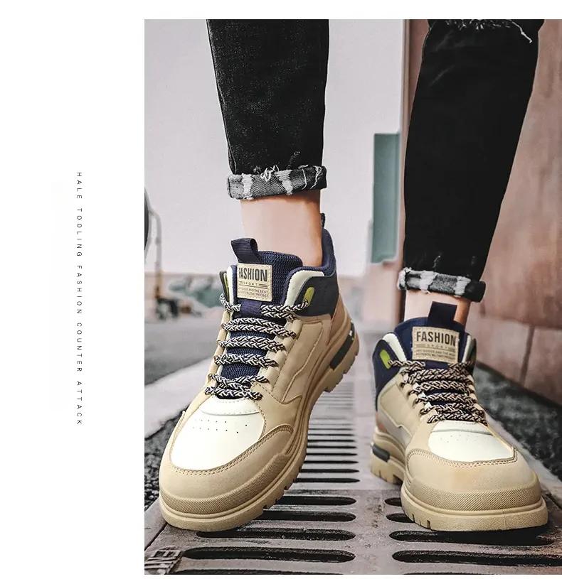 Outdoor Sneakers Male Soft Sole Walking Sneakers Men Casual Autumn Vulcanized Male Walking Sport Shoes