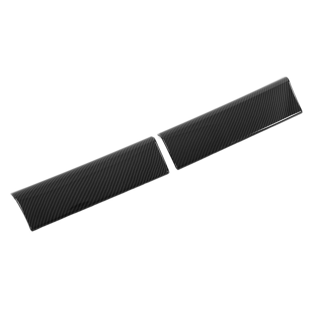 2 Pcs Car Interior Center Armrest Box Trim Cover Carbon Fibre Style Replacement for Mercedes Benz B Class GLA GLB