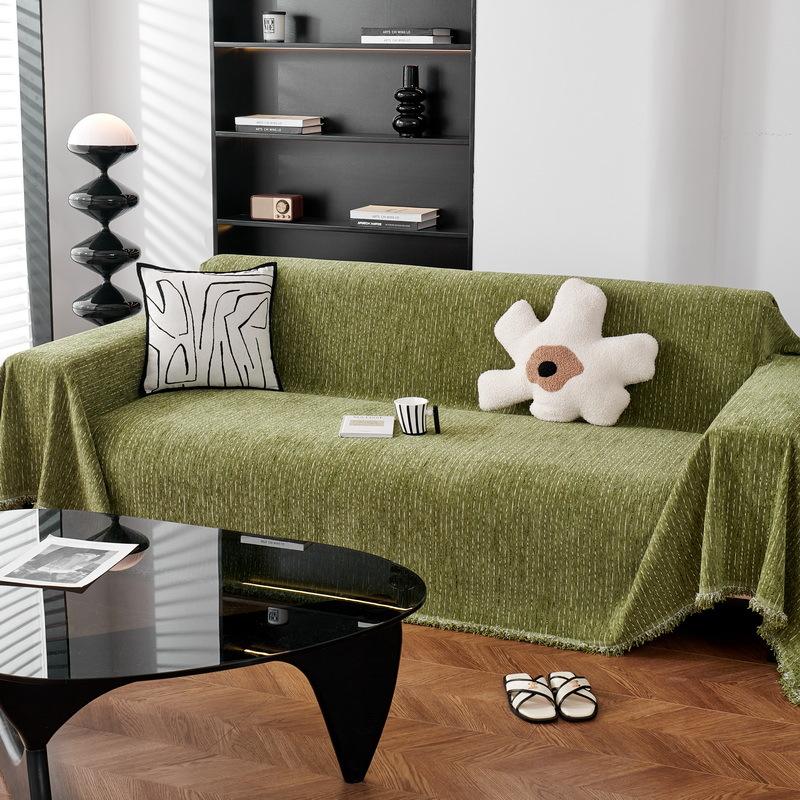 Light Iuxury Style Simple Modern Sofa Towel Living Room 3 Seats Sofa Protector Dustproof Four Seasons Universal Machine Washable