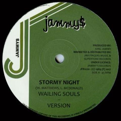 

12inch Record WAILING SOULS / ROBERT LEE - Stormy Night; Version / Lovely Lady JFR1220 Jammys/Jah Fing 1987 UK Reggae, Ska & Dub