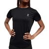 On Plain Logo Printed Pullover Short Sleeve T-Shirt Women Tops Black 1WE10580553