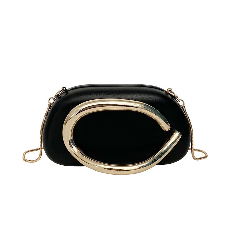 

Personalized and creative small bag women s 2025 new European and American fashion niche shoulder bag chain crossbody heterosexual box bag чёрный