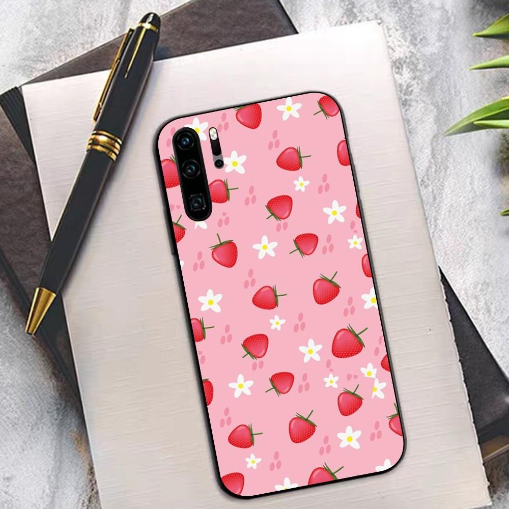 Strawberry Sweet Phone Case For Redmi 8 9 10 pocoX3 pro for Samsung Note 10 20 for Huawei Mate 20 30 40 50 lite