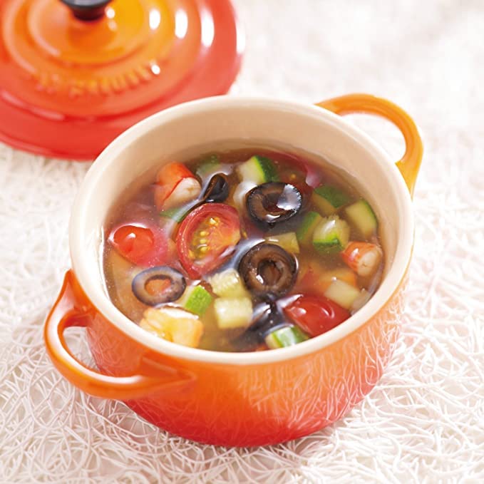 LE CREUSET Mini Cocotte, Cherry Red, Heat-Resistant, Microwave, Oven, and Dishwasher Safe [Official Japanese Product]