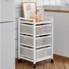Yunsro Slim 4-Tier Pull-Out Kitchen Storage Cart